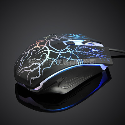 电脑七彩眩光USB游戏鼠标 专为CF、CS玩家设计的竞技利器