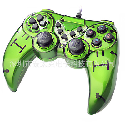 STK-2023 USB双震动游戏手柄 赛太克科技打造的畅玩利器